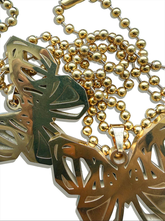 GOLD BUTTERFLY CHAIN