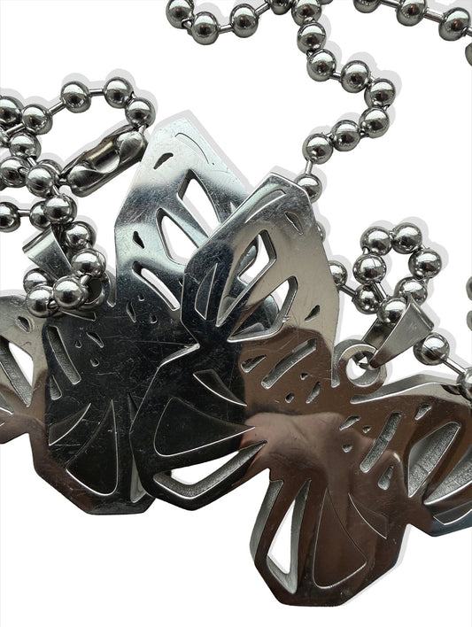 SILVER BUTTERFLY CHAIN