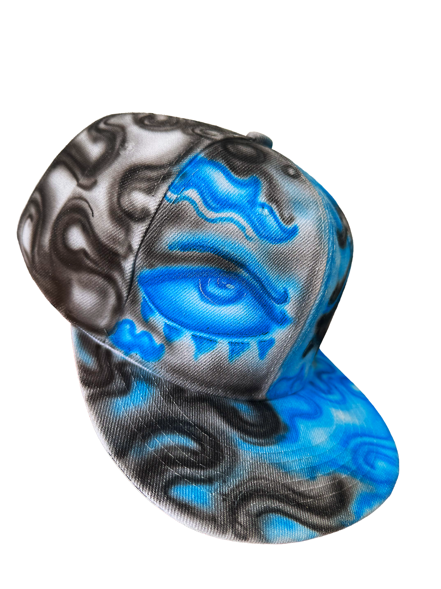 BLUE SPLIT CAP