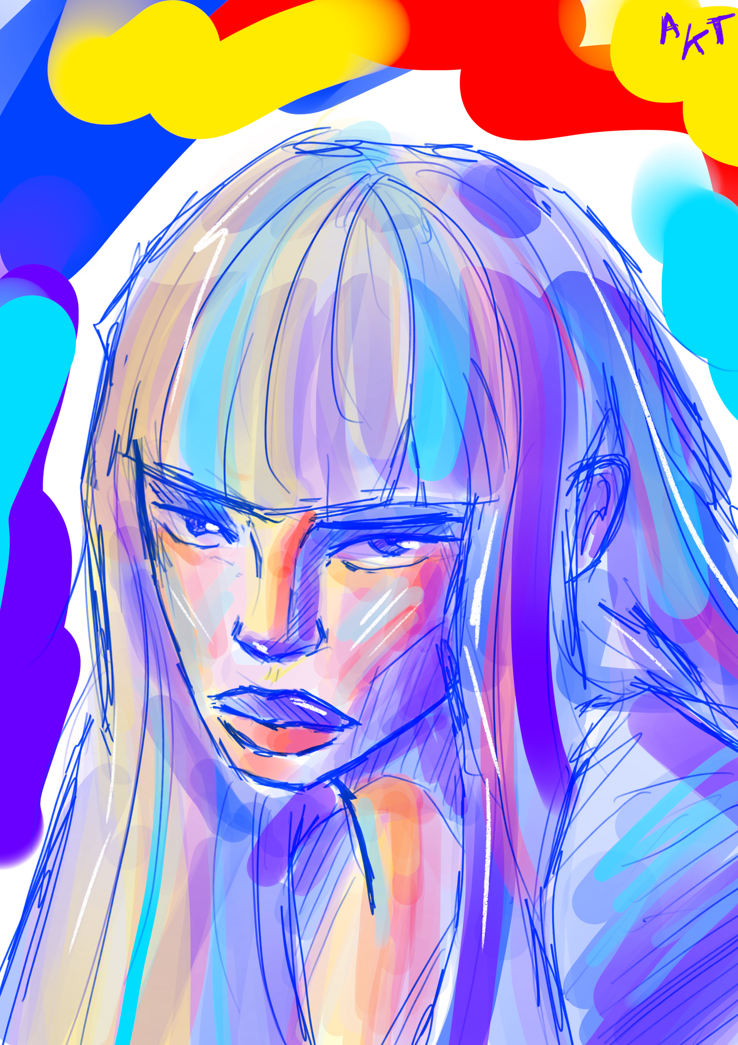 PAINTED IN THREE