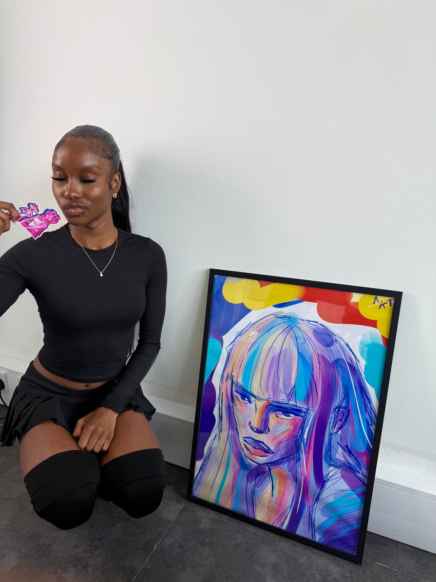 PAINTED IN THREE