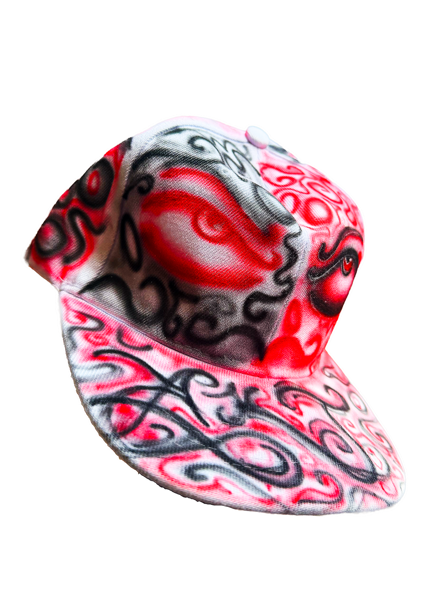 RED SPLIT CAP